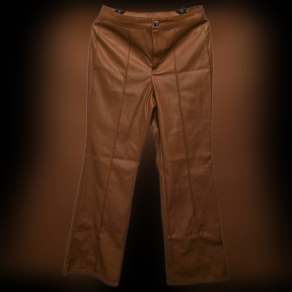 Brown Leather Pants